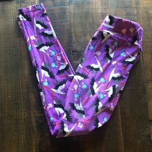 Rare LulaRoe stork leggings! One size.